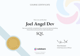 Certificado SQL Joelangeldev